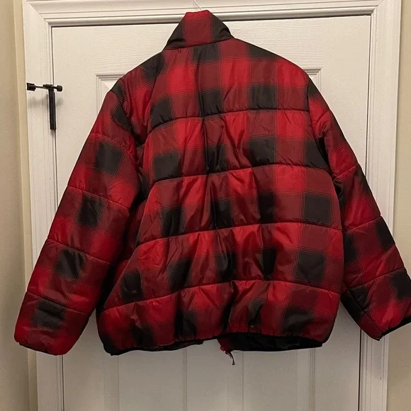Universal Thread Red and Black Plaid Jacket - Picture 5 of 7